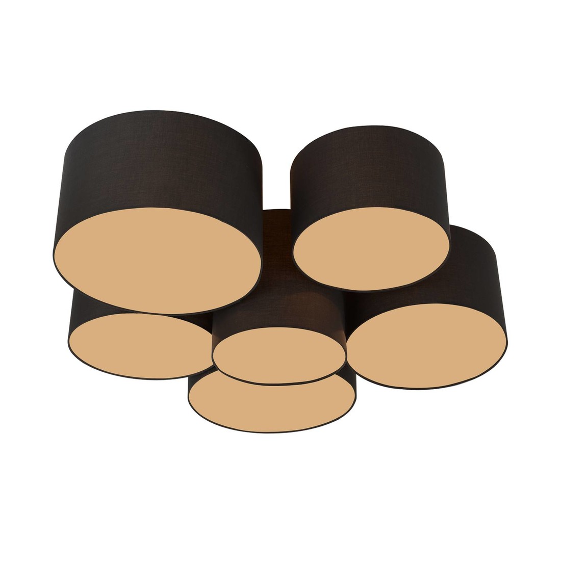 Lindby Maureka látkové stropné svietidlo, 6-pl.