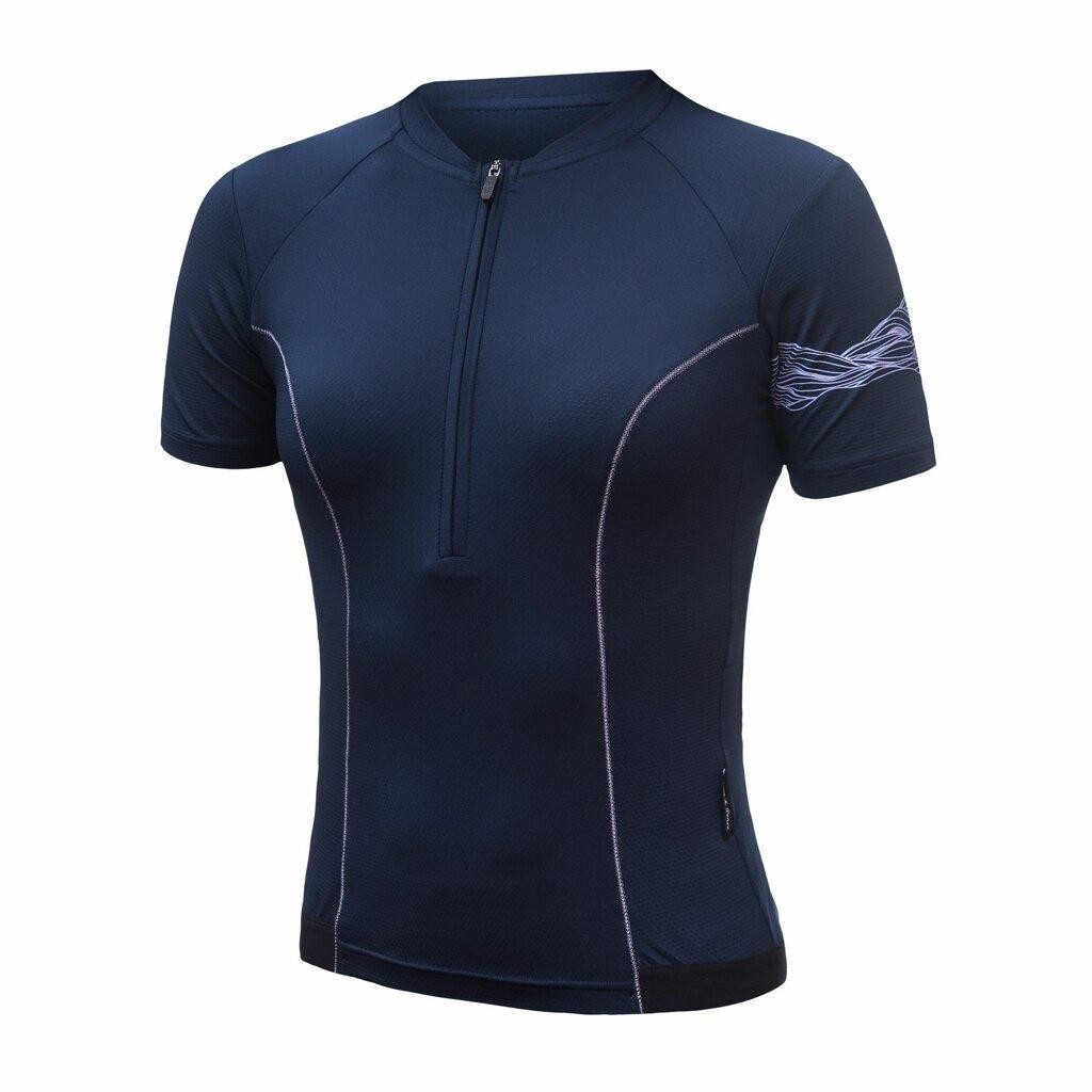 Sensor Coolmax Entry dámský dres kr.rukáv deep blue