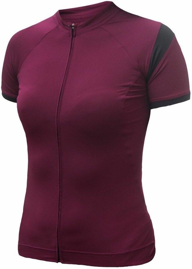 Sensor Cyklo Coolmax Classic dámský dres kr.rukáv celozip lilla
