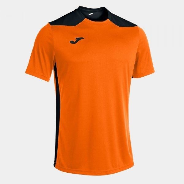 Joma Championship VI Short Sleeve T-Shirt Orange Black