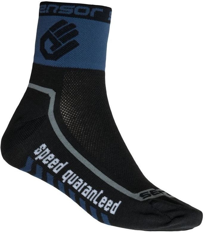 Sensor Ponožky Race Lite Hand černá/tm.modrá