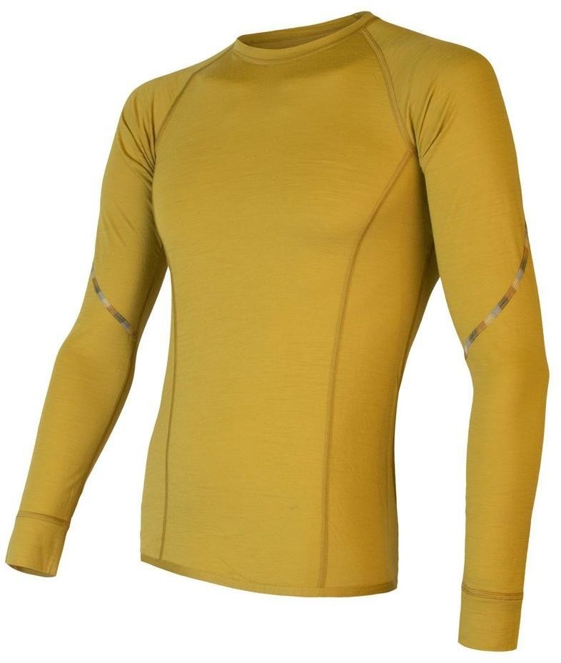 Sensor Merino Air pánské triko dl.rukáv mustard