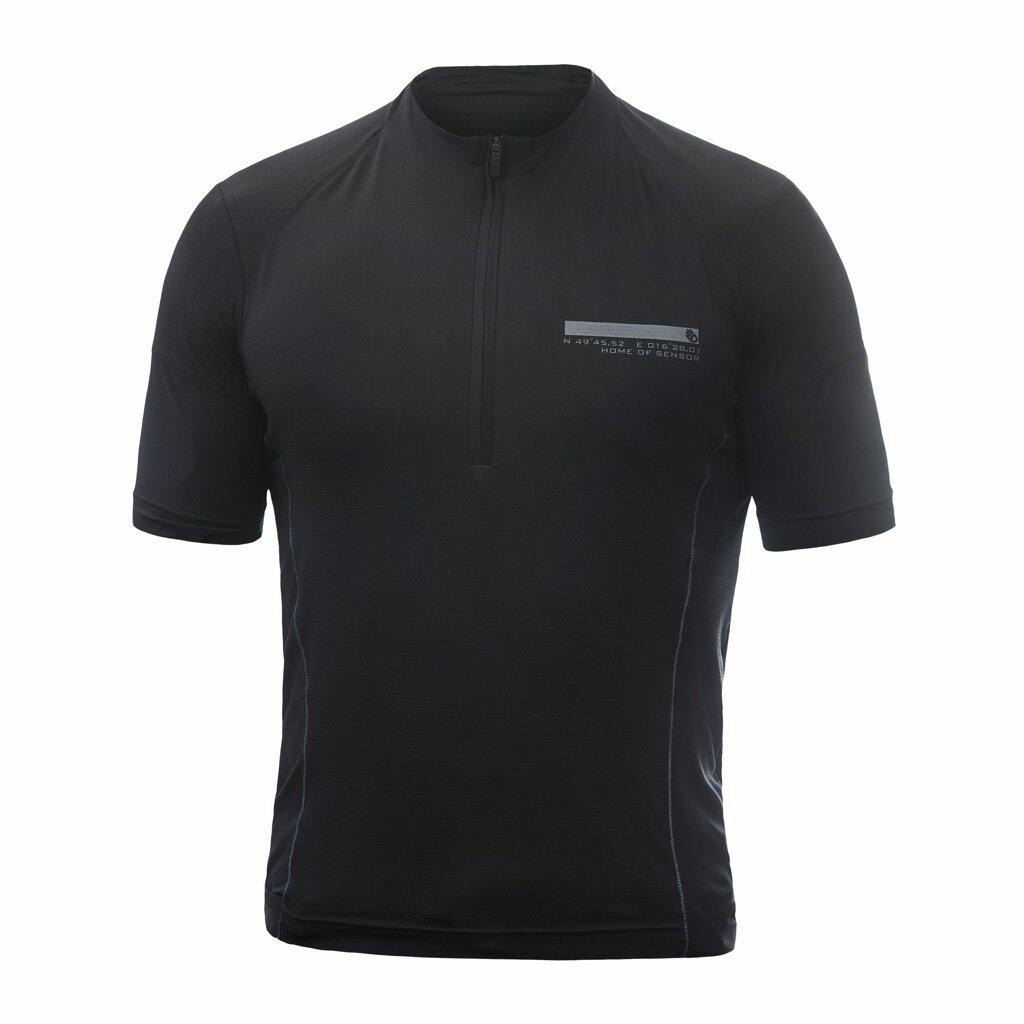 Sensor Coolmax Entry pánský dres kr.rukáv true black