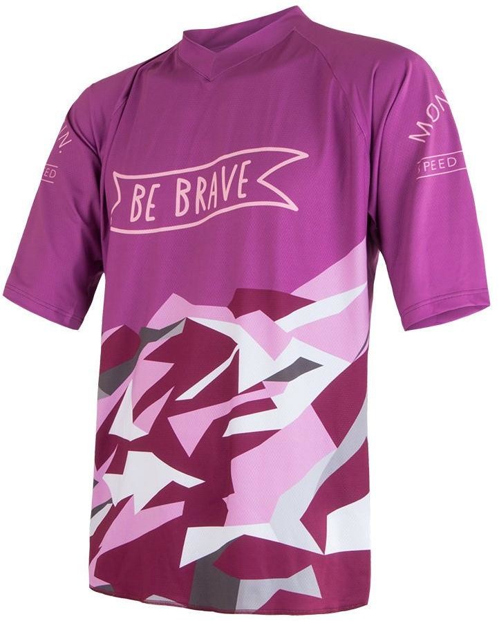 Sensor Cyklo Brave pánský dres volný kr.ruk. fialová