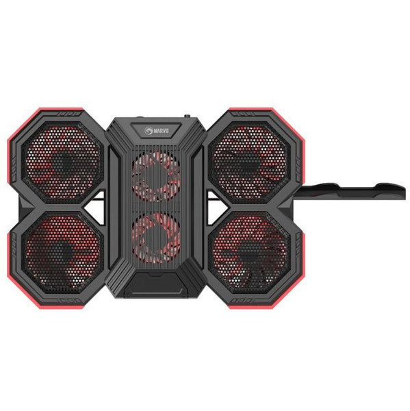 Stojan pod notebook Marvo,FN-41,podsvietený,s vetrákom