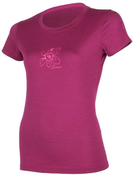 Sensor Merino Active Pt Orchidea dámské triko kr.rukáv lilla