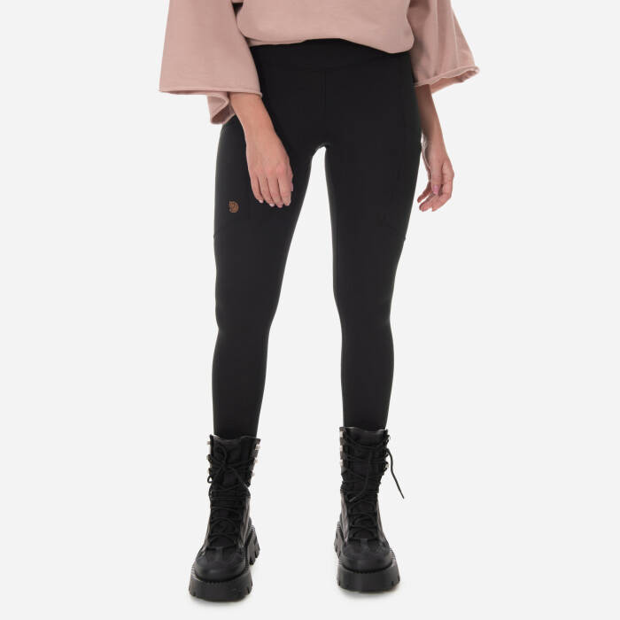 Dámske legíny Fjallraven Abisko pančuchové nohavice v f84773 550