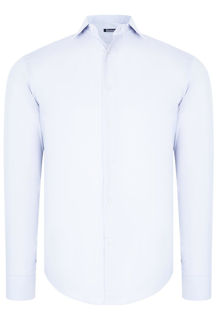 G726 DEWBERRY MEN'S SHIRT-PLAIN WHITE