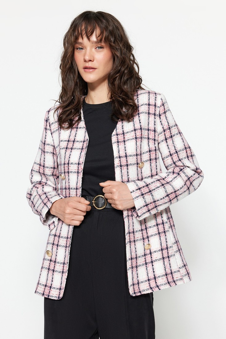 Trendyol Jacket - Pink - Regular fit