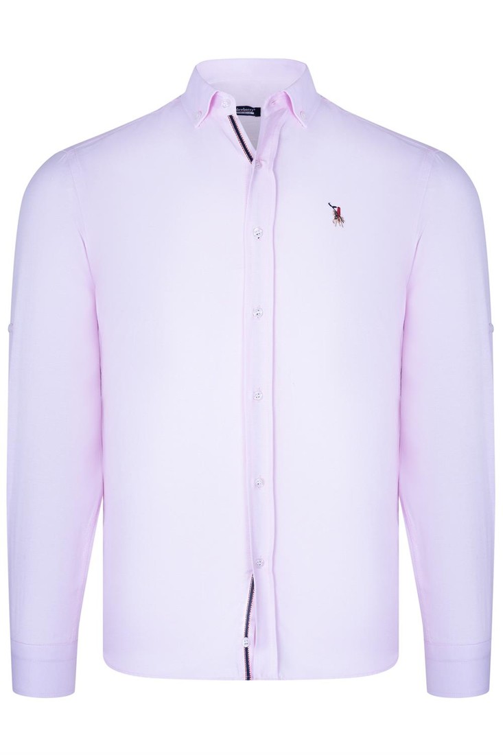 G674 DEWBERRY MEN'S SHIRT-LIGHT PINK