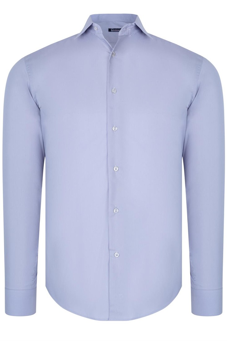 G726 DEWBERRY MEN'S SHIRT-PLAIN GREY