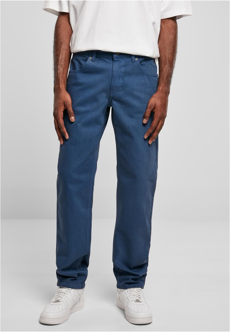 Urban Classics Colored Loose Fit Jeans darkblue - 28
