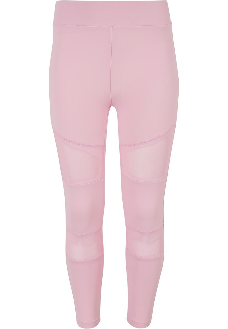Urban Classics Girls Tech Mesh Leggings girlypink - 110/116