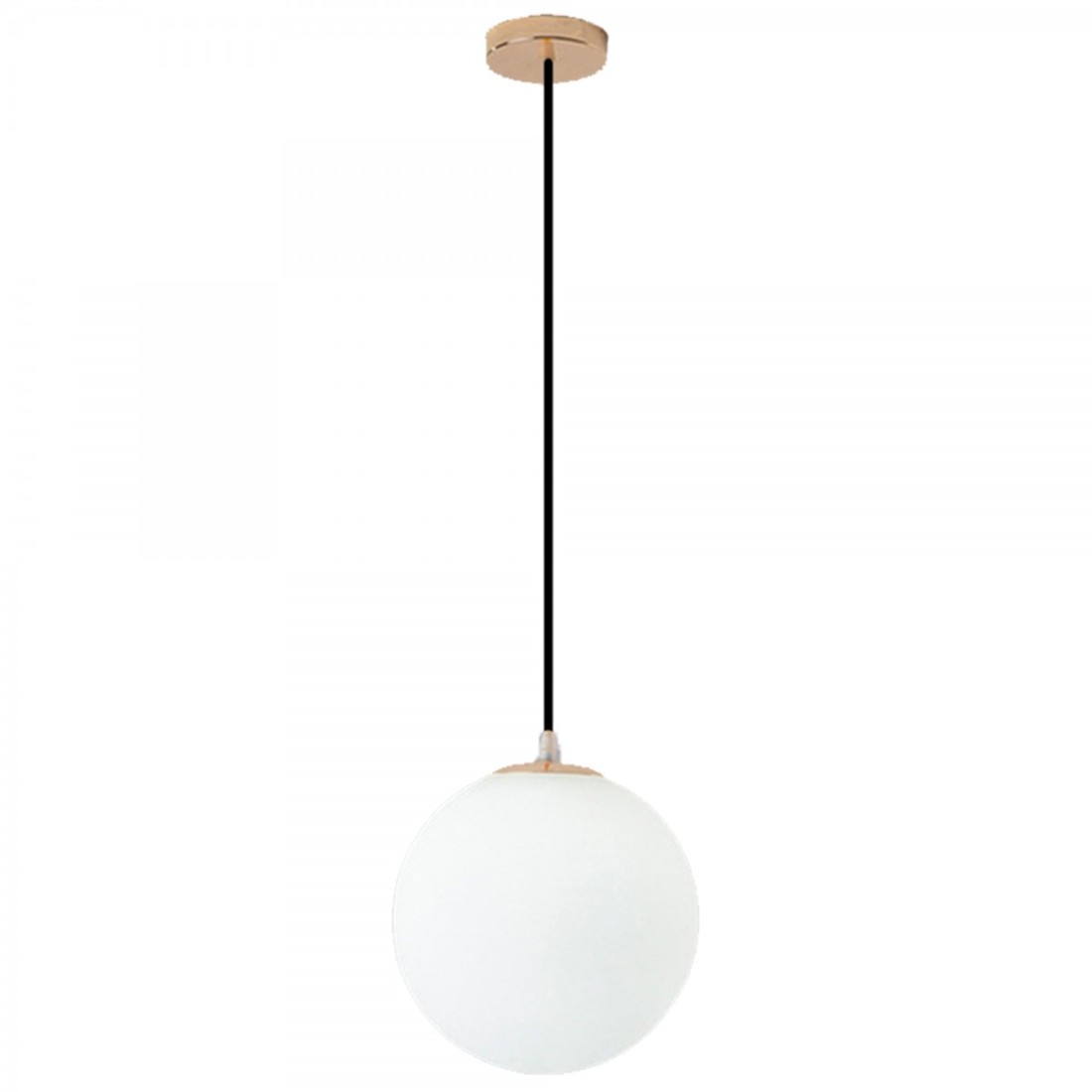 Závěsná lampa La Belle XXXVI zlatá/bílá