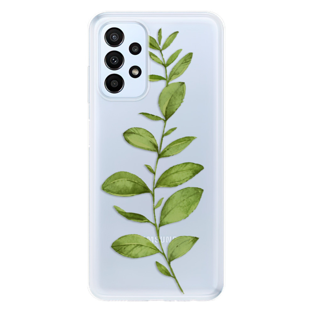 Odolné silikónové puzdro iSaprio - Green Plant 01 - Samsung Galaxy A23 / A23 5G
