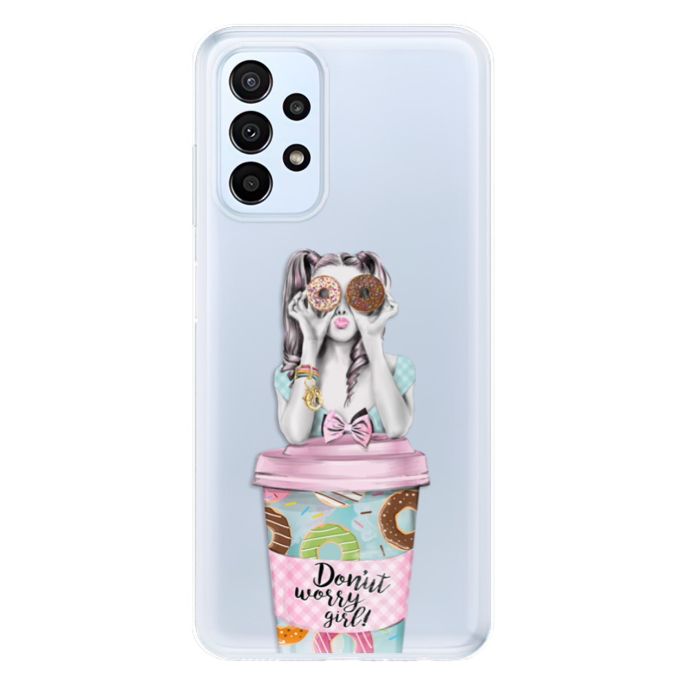 Odolné silikónové puzdro iSaprio - Donut Worry - Samsung Galaxy A23 / A23 5G