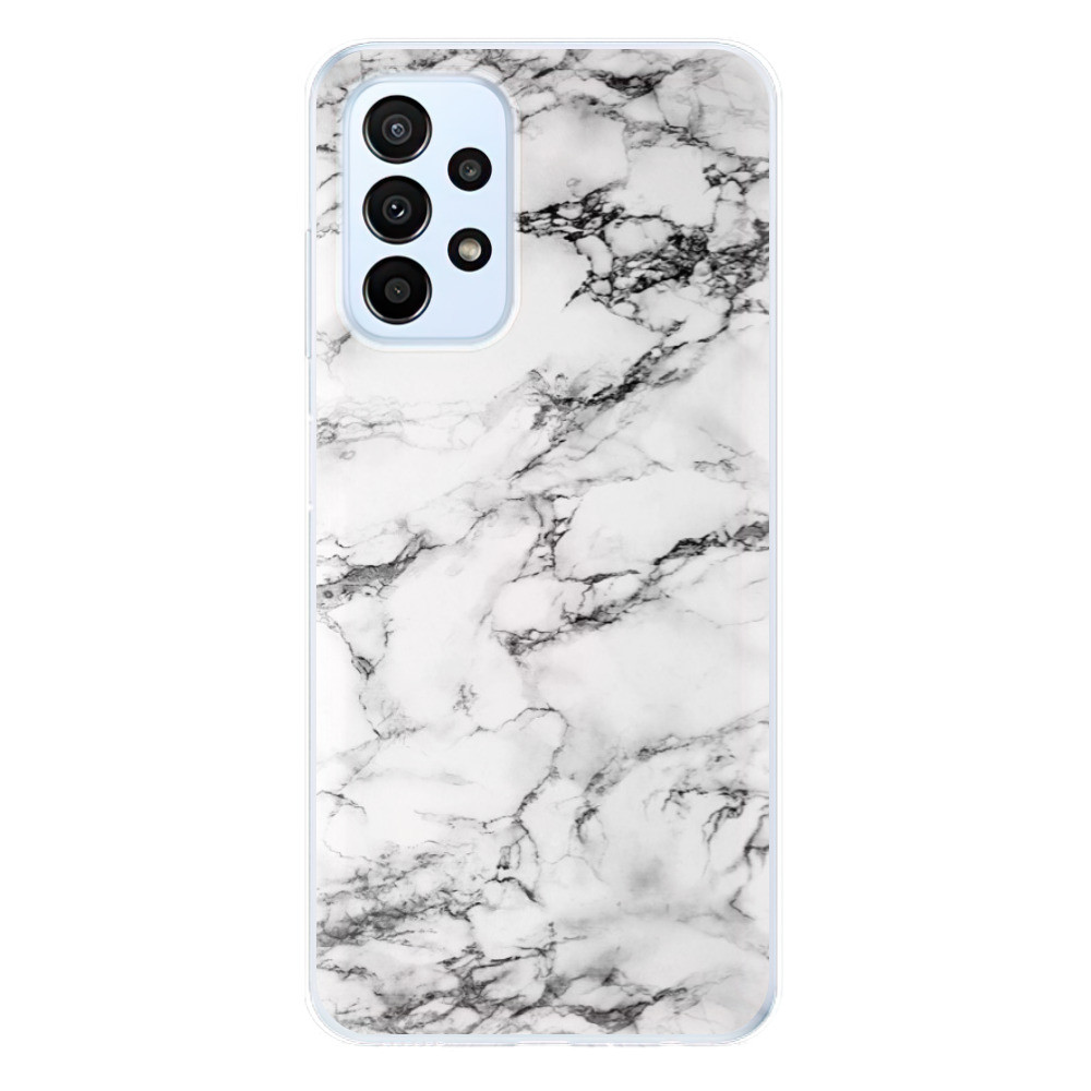 Odolné silikónové puzdro iSaprio - White Marble 01 - Samsung Galaxy A23 / A23 5G