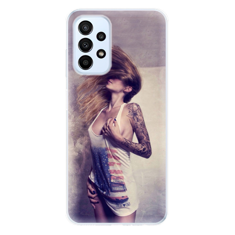 Odolné silikónové puzdro iSaprio - Girl 01 - Samsung Galaxy A23 / A23 5G