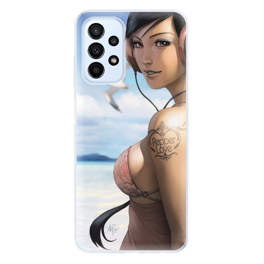 Odolné silikónové puzdro iSaprio - Girl 02 - Samsung Galaxy A23 / A23 5G
