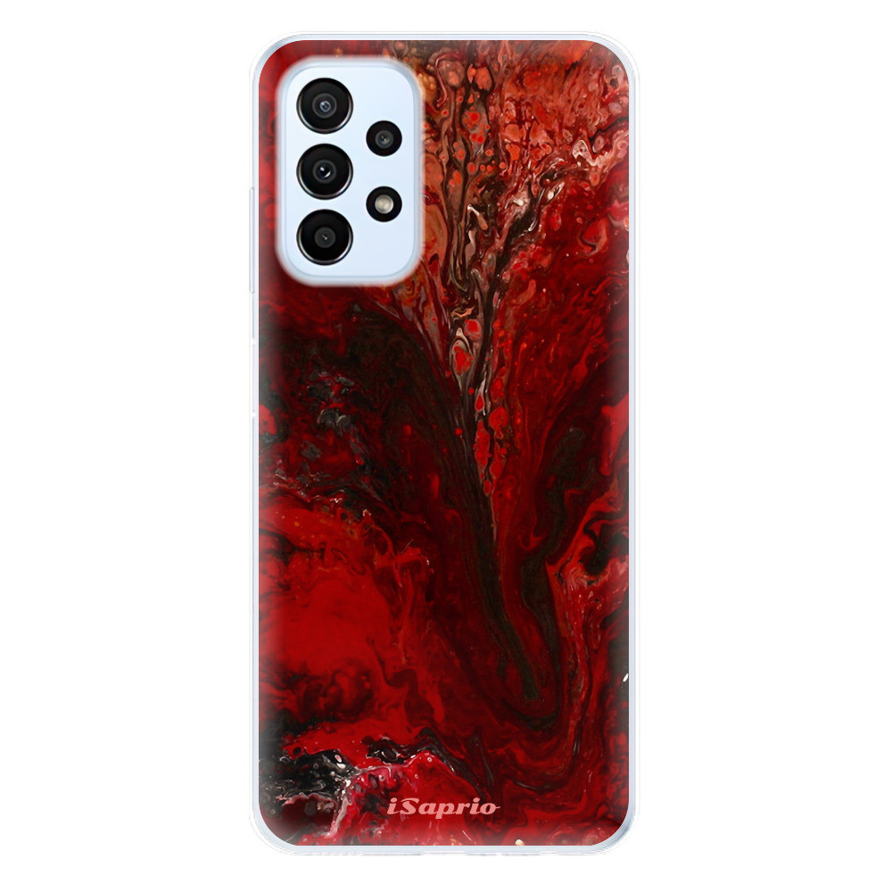 Odolné silikónové puzdro iSaprio - RedMarble 17 - Samsung Galaxy A23 / A23 5G