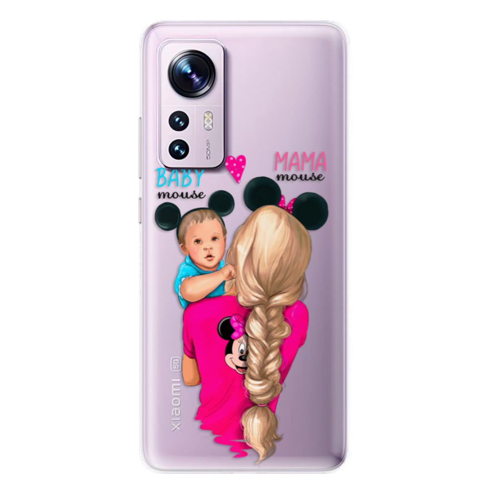 Odolné silikónové puzdro iSaprio - Mama Mouse Blonde and Boy - Xiaomi 12 / 12X