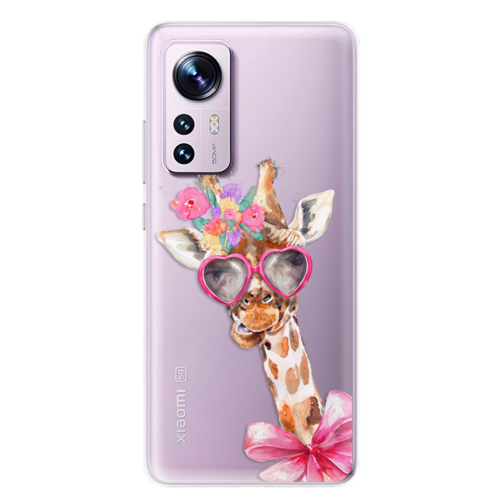 Odolné silikónové puzdro iSaprio - Lady Giraffe - Xiaomi 12 / 12X
