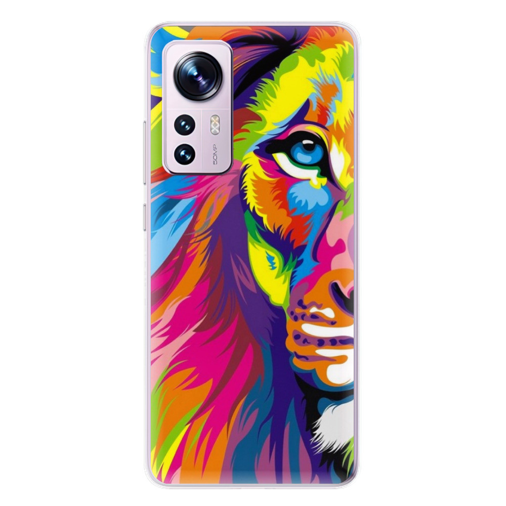 Odolné silikónové puzdro iSaprio - Rainbow Lion - Xiaomi 12 / 12X