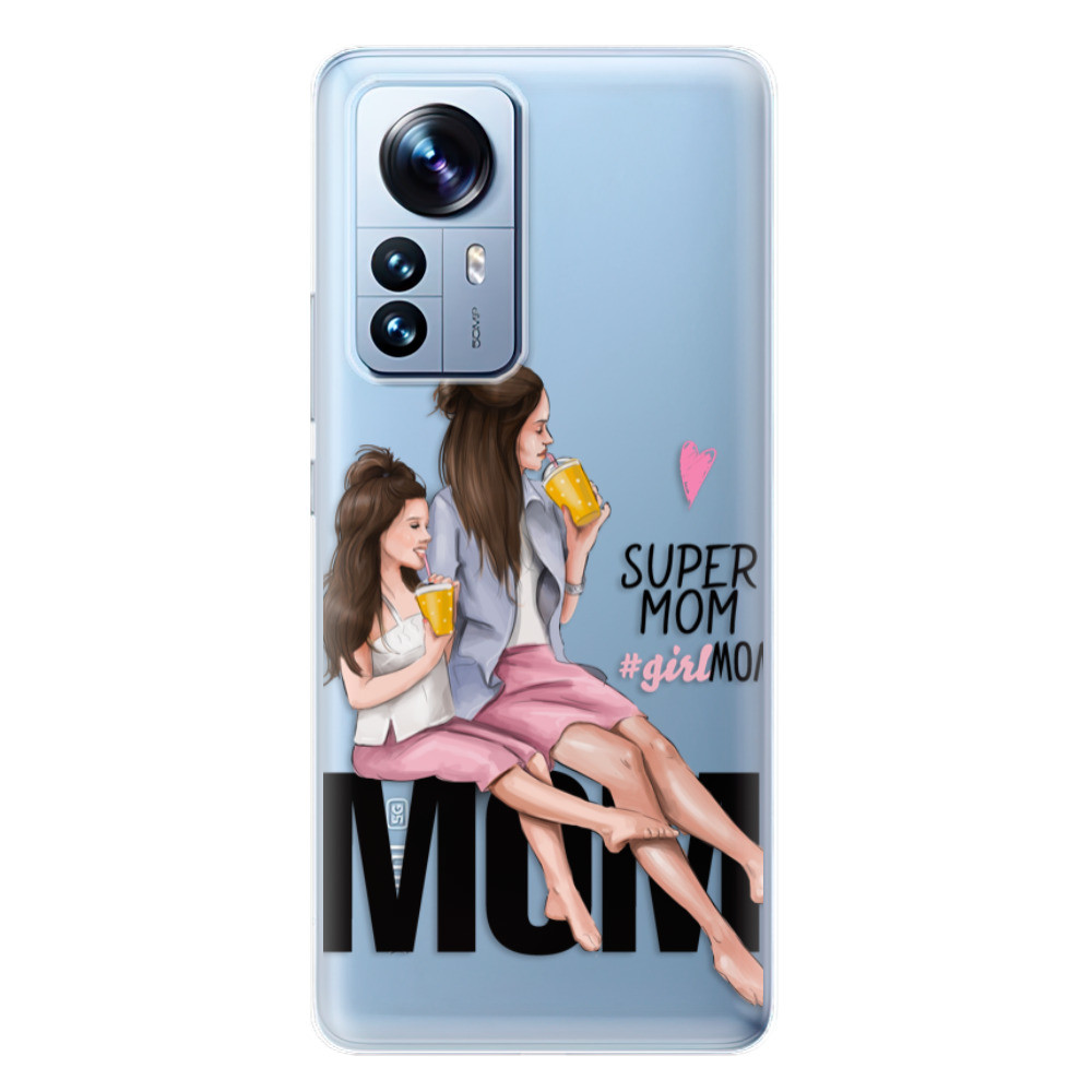 Odolné silikónové puzdro iSaprio - Milk Shake - Brunette - Xiaomi 12 Pro