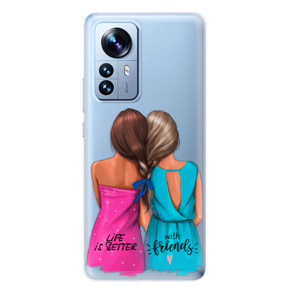 Odolné silikónové puzdro iSaprio - Best Friends - Xiaomi 12 Pro
