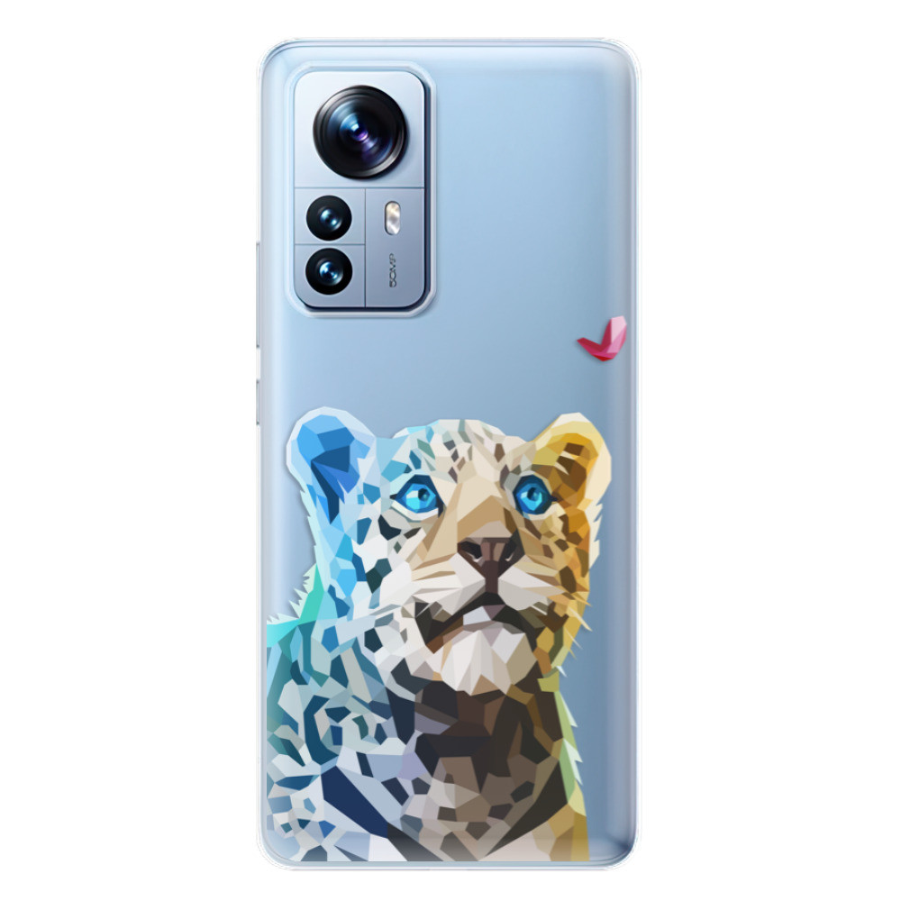 Odolné silikónové puzdro iSaprio - Leopard With Butterfly - Xiaomi 12 Pro