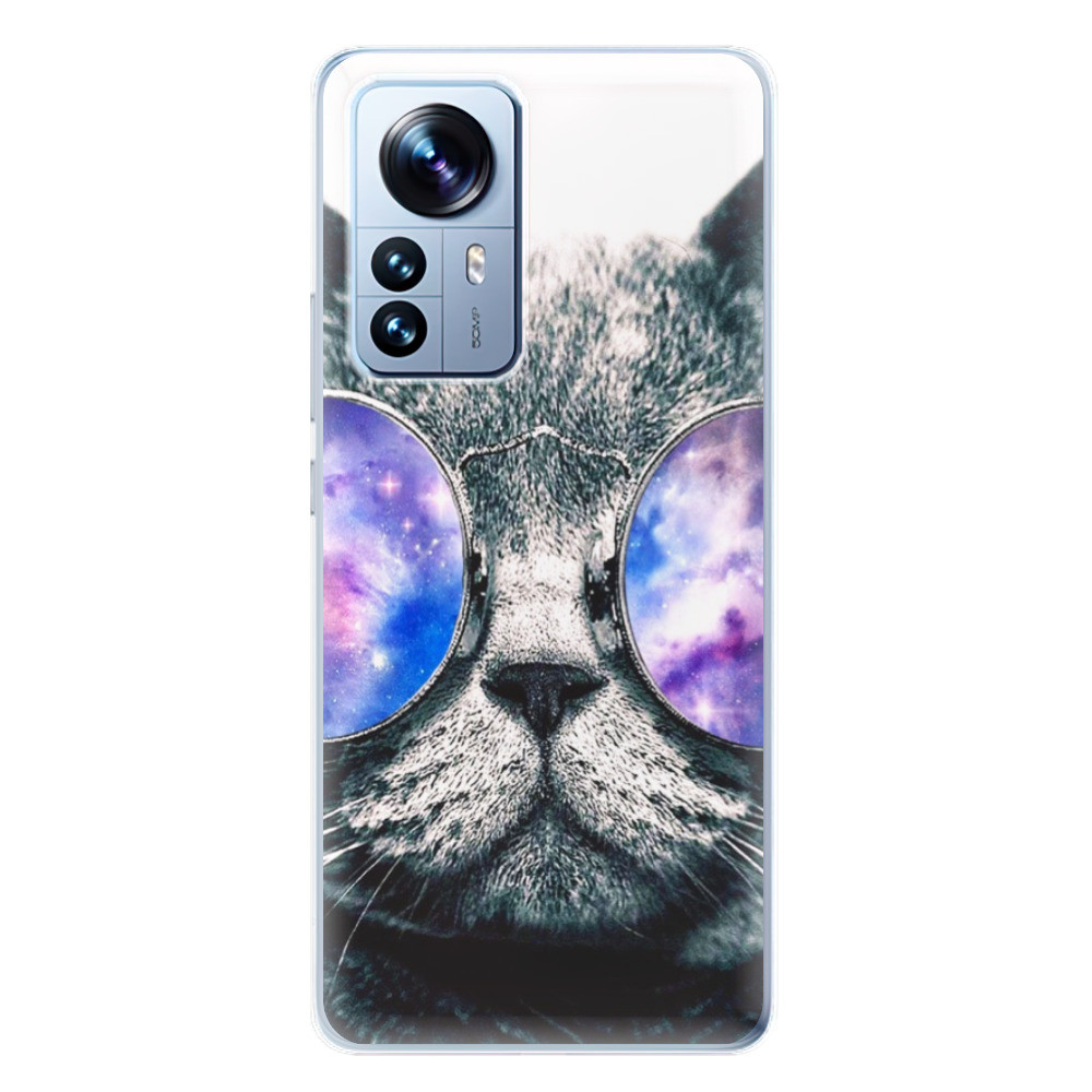 Odolné silikónové puzdro iSaprio - Galaxy Cat - Xiaomi 12 Pro