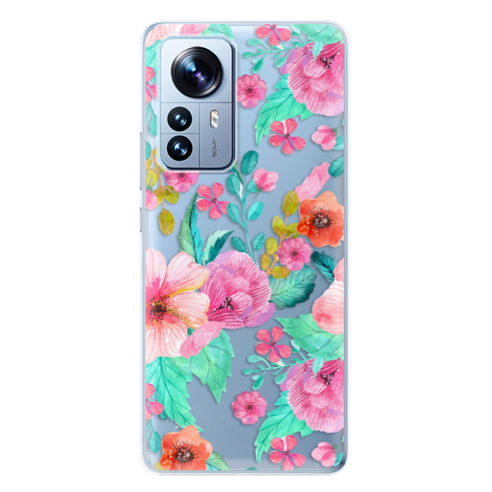 Odolné silikónové puzdro iSaprio - Flower Pattern 01 - Xiaomi 12 Pro