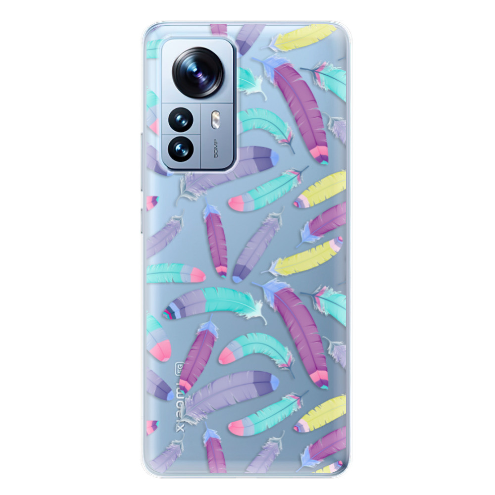 Odolné silikónové puzdro iSaprio - Feather Pattern 01 - Xiaomi 12 Pro