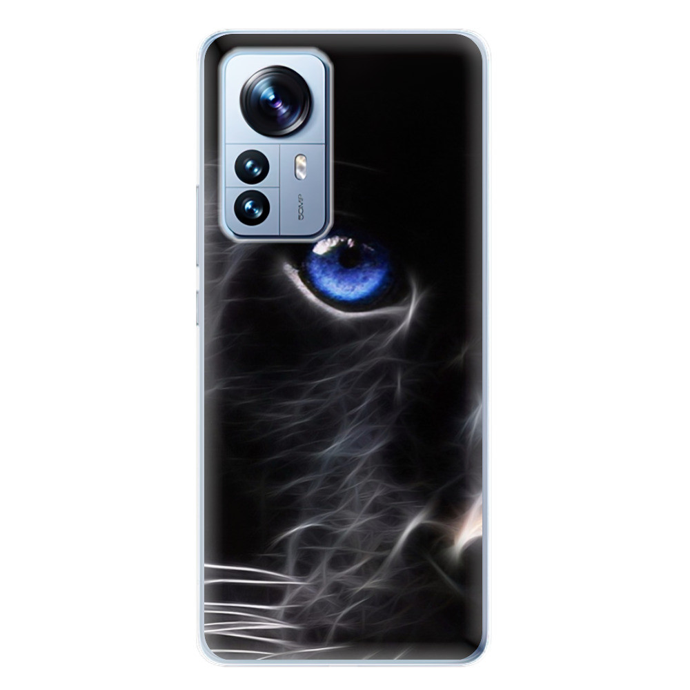 Odolné silikónové puzdro iSaprio - Black Puma - Xiaomi 12 Pro
