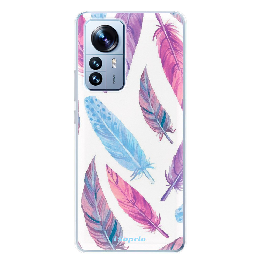 Odolné silikónové puzdro iSaprio - Feather Pattern 10 - Xiaomi 12 Pro