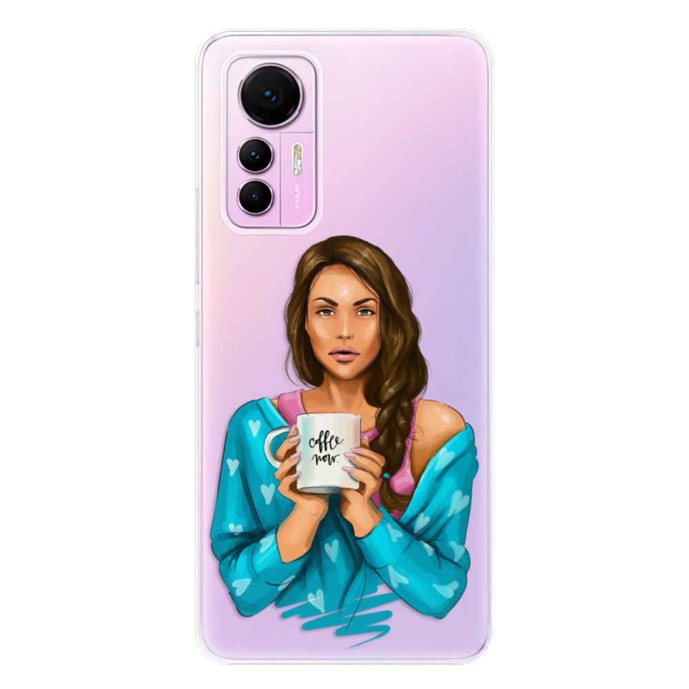 Odolné silikónové puzdro iSaprio - Coffe Now - Brunette - Xiaomi 12 Lite