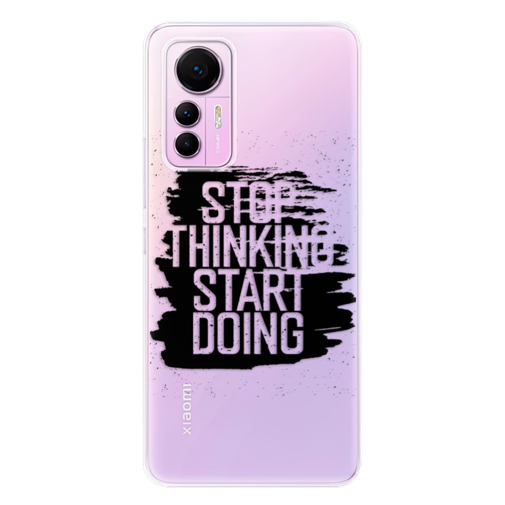 Odolné silikónové puzdro iSaprio - Start Doing - black - Xiaomi 12 Lite