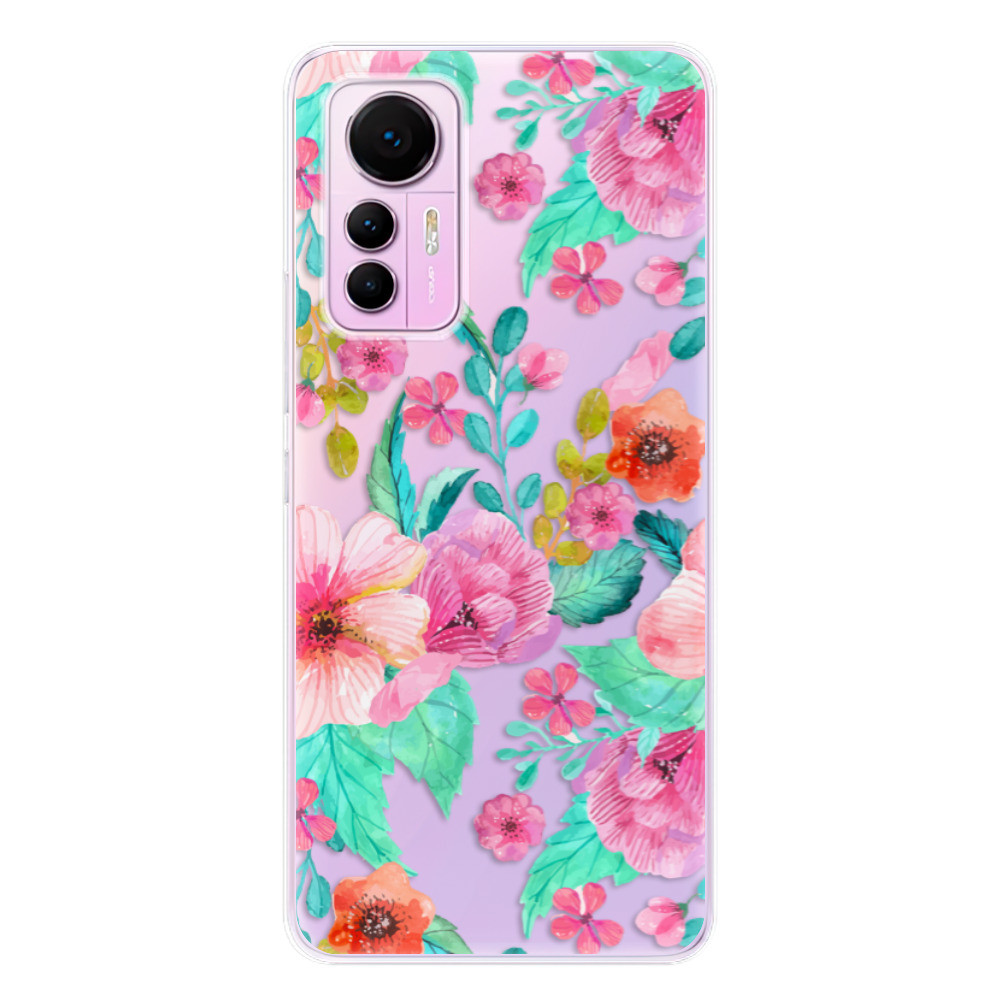 Odolné silikónové puzdro iSaprio - Flower Pattern 01 - Xiaomi 12 Lite
