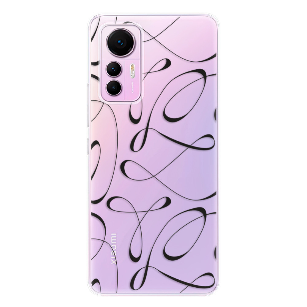 Odolné silikónové puzdro iSaprio - Fancy - black - Xiaomi 12 Lite