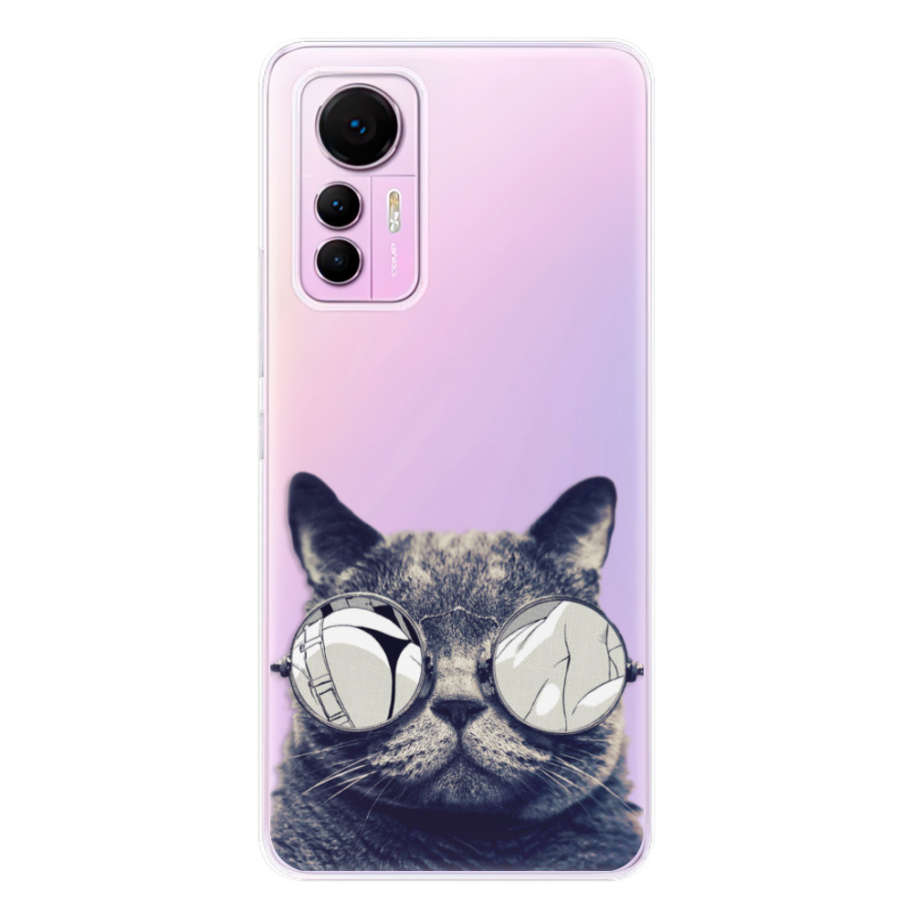 Odolné silikónové puzdro iSaprio - Crazy Cat 01 - Xiaomi 12 Lite