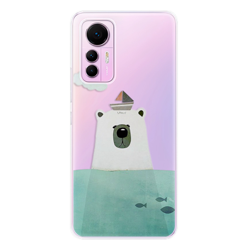 Odolné silikónové puzdro iSaprio - Bear With Boat - Xiaomi 12 Lite