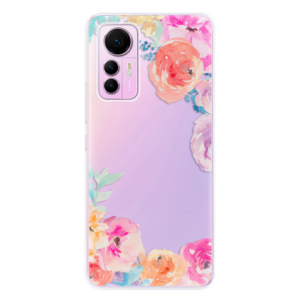 Odolné silikónové puzdro iSaprio - Flower Brush - Xiaomi 12 Lite