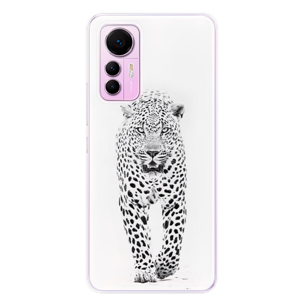 Odolné silikónové puzdro iSaprio - White Jaguar - Xiaomi 12 Lite