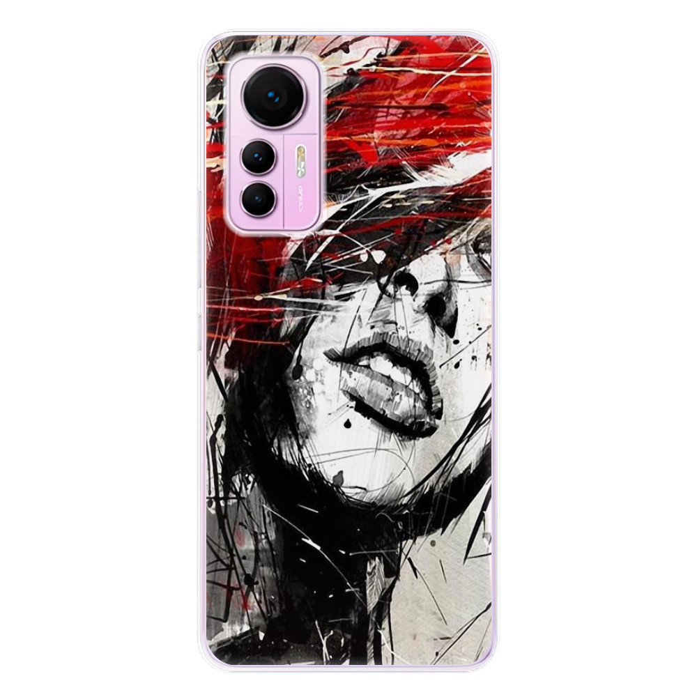 Odolné silikónové puzdro iSaprio - Sketch Face - Xiaomi 12 Lite