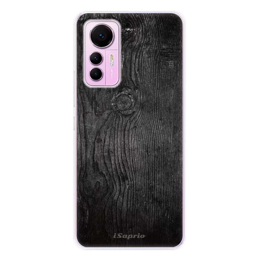 Odolné silikónové puzdro iSaprio - Black Wood 13 - Xiaomi 12 Lite