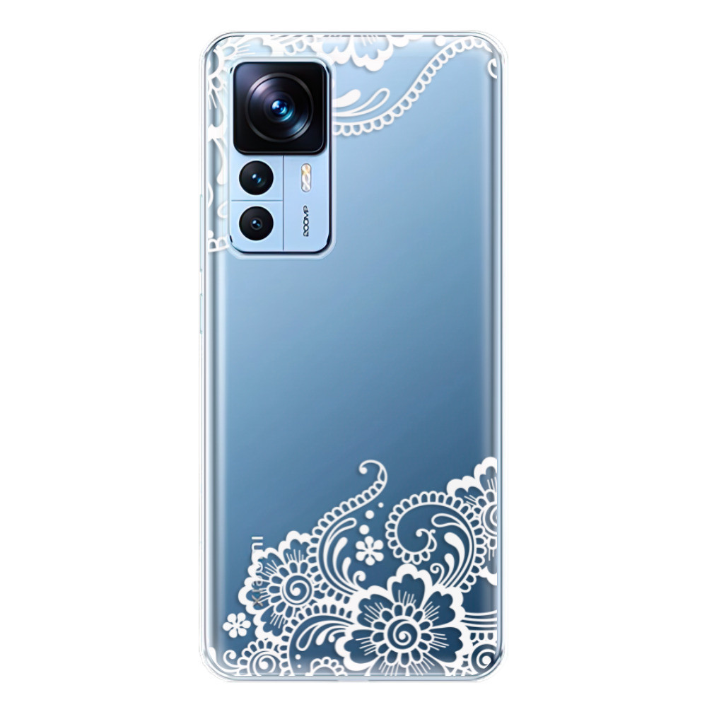 Odolné silikónové puzdro iSaprio - White Lace 02 - Xiaomi 12T / 12T Pro