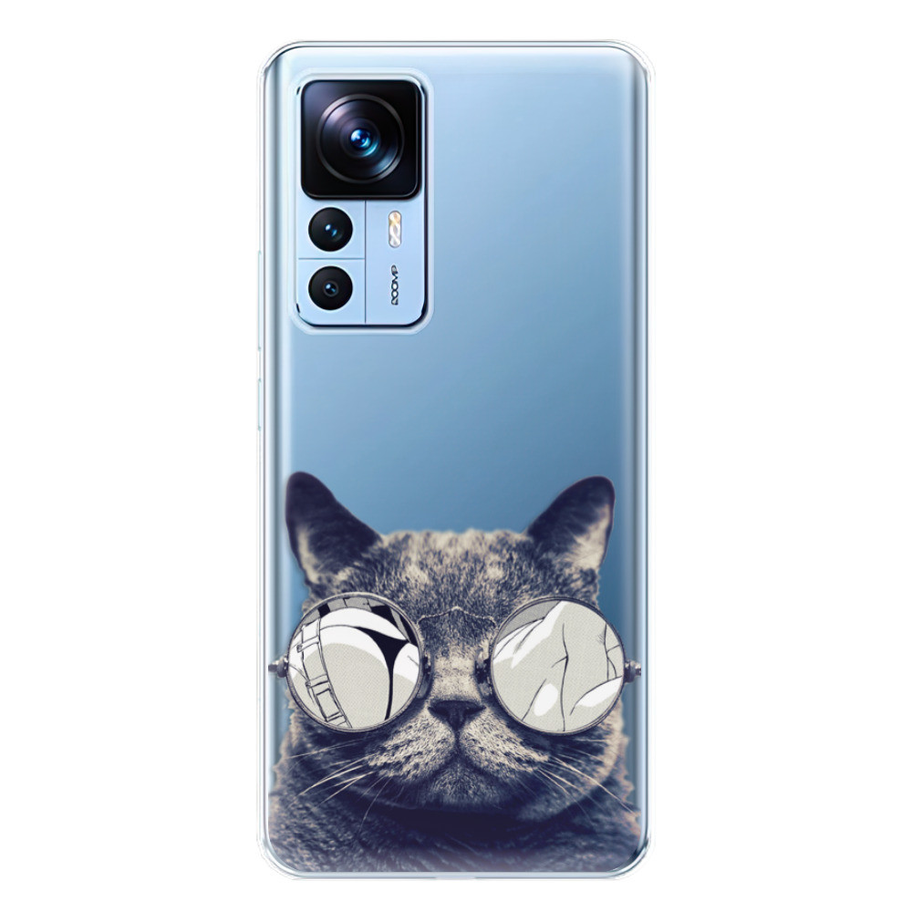 Odolné silikónové puzdro iSaprio - Crazy Cat 01 - Xiaomi 12T / 12T Pro