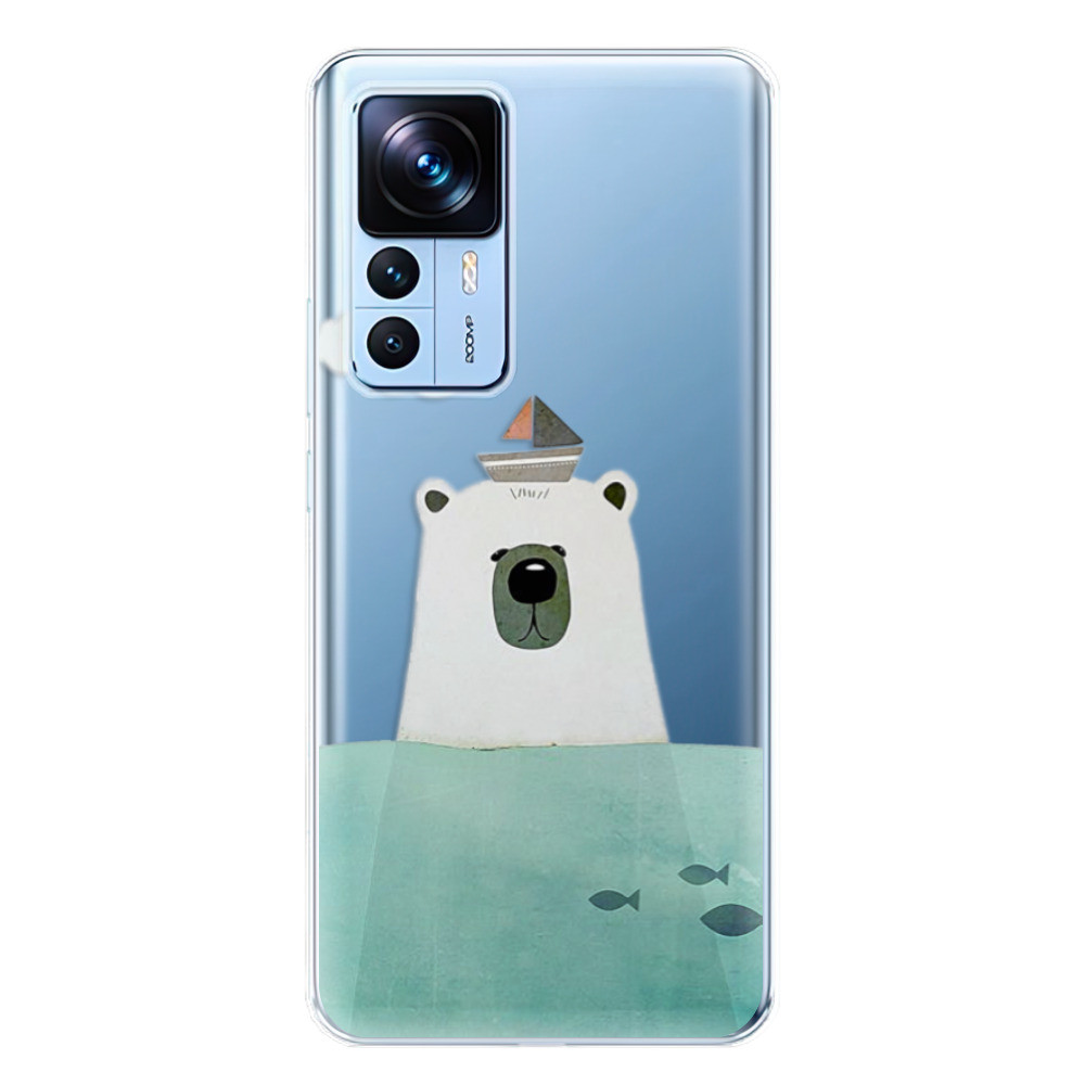 Odolné silikónové puzdro iSaprio - Bear With Boat - Xiaomi 12T / 12T Pro