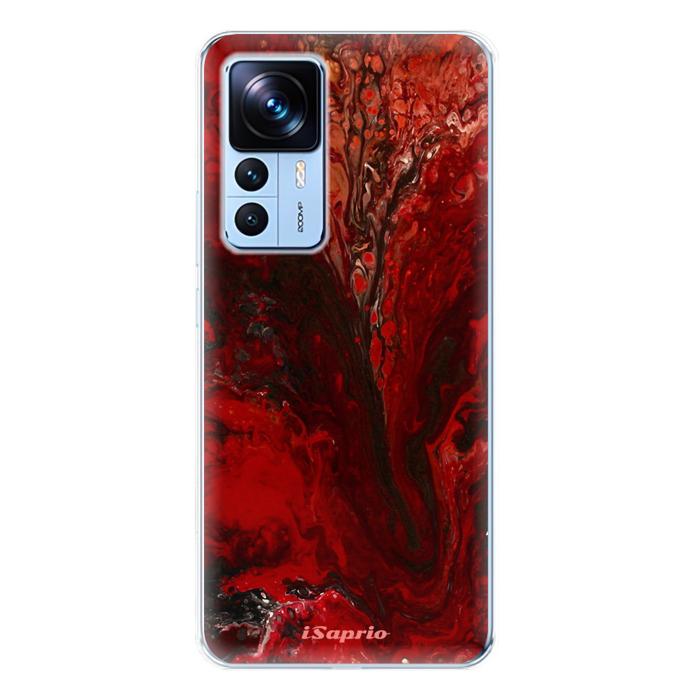 Odolné silikónové puzdro iSaprio - RedMarble 17 - Xiaomi 12T / 12T Pro