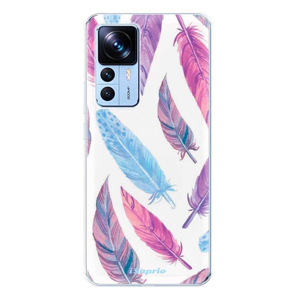 Odolné silikónové puzdro iSaprio - Feather Pattern 10 - Xiaomi 12T / 12T Pro